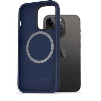 AlzaGuard Magnetic Silicone Case pro iPhone 14 Pro modré (AGD-PCMS0010L)