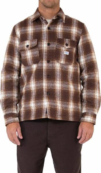 Deus Ex Machina Marcus Check Shirt Brown Plaid M Košile