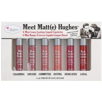 theBalm Meet Matt(e) Hughes Mini Kit sada tekutých rtěnek (pro dlouhotrvající efekt)