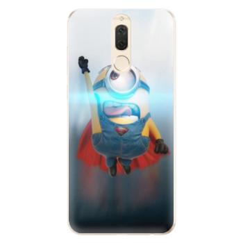 Odolné silikonové pouzdro iSaprio - Mimons Superman 02 - Huawei Mate 10 Lite