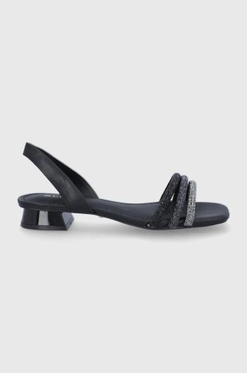 Sandály Aldo Valenarel dámské, černá barva, na podpatku
