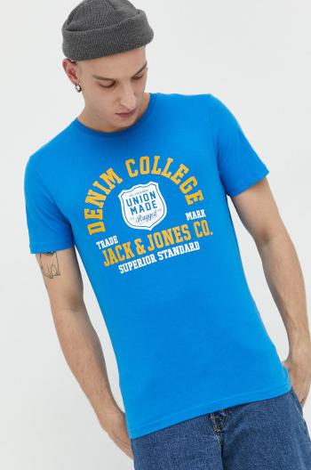 Bavlněné tričko Jack & Jones JJELOGO s potiskem, 12220500