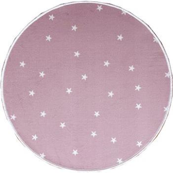 Dětský koberec Hvězdička růžová kruh (VOPI591nad)