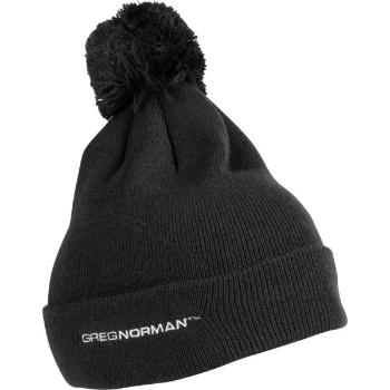 GREGNORMAN BOBBLEHATBLACK Zimní golfová čepice, černá, velikost