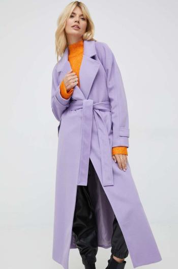 Kabát XT Studio dámský, fialová barva, přechodný