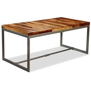 Jídelní stůl masivní sheeshamové dřevo a ocel 180 cm 244797 (244797)