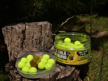 G.B.U. Plovoucí boilies ZEPPELIN POP UPS SHINY HAPPY BANANA 50g - 14mm