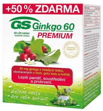 GS Ginkgo 60 Premium 60 tablet