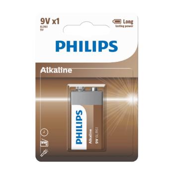 Philips Baterie 9 V Entry Alkaline, 1 ks