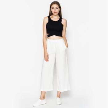 Kalhoty Pirie stripe white – XS