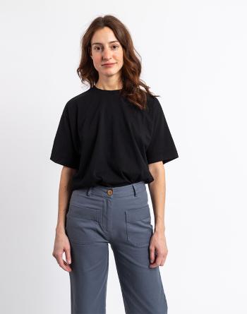 Tričko Colorful Standard Women Oversized Organic T-Shirt Deep Black