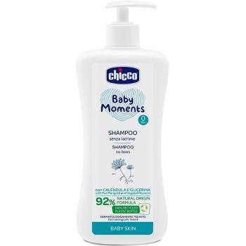 Chicco Baby Moments dětský šampon na vlasy 500 ml
