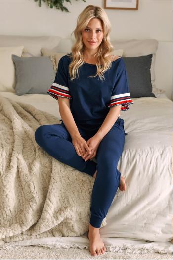 Dámské pyžamo Doctor Nap PM.4503 - NAPNBLU/NAVY BLUE / M NAP5F004-NBLU