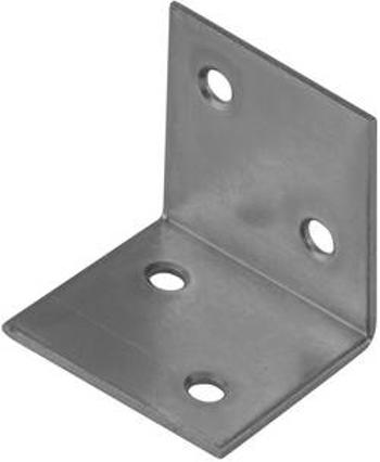 Montážní úhelník TOOLCRAFT 890724 N/A, (d x š) 30 mm x 30 mm, Pozinkovaná ocel, 1 ks