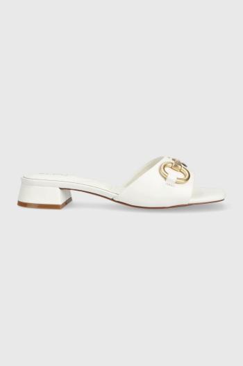 Pantofle Aldo Faiza dámské, bílá barva, na podpatku, 13542957.FAIZA