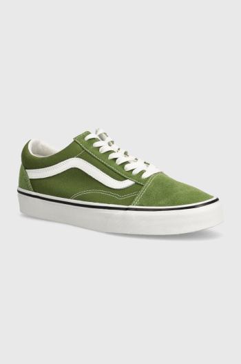 Tenisky Vans Old Skool zelená barva, VN000CT8CIB1