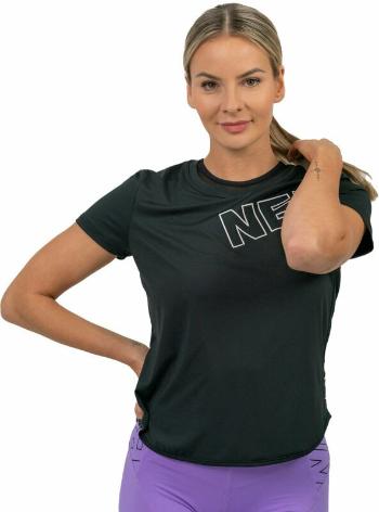 Nebbia FIT Activewear Functional T-shirt with Short Sleeves Black XS Fitness tričko