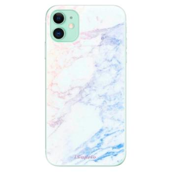 Odolné silikonové pouzdro iSaprio - Raibow Marble 10 - iPhone 11