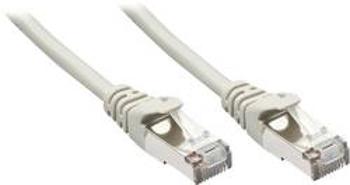 Síťový kabel RJ45 LINDY 48348, CAT 5e, F/UTP, 15.00 m, šedá