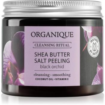 Organique Black Orchid solný peeling s bambuckým máslem 200 g