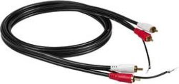 Cinch audio kabel RCA 84040, 2.50 m, černá