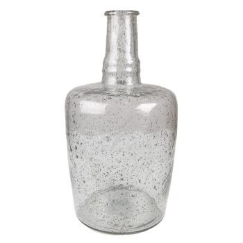 Skleněná transparentní foukaná váza Sandy - Ø 21*38 cm 6GL4270