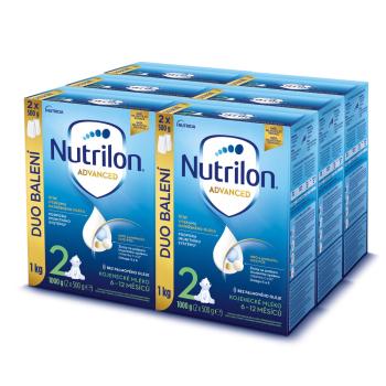Nutrilon Advanced 2 Pokračovací kojenecké mléko od ukončeného 6. měsíce 6 x 1000 g