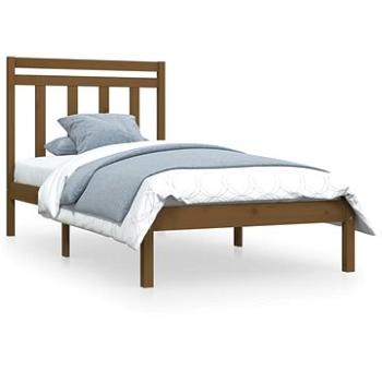 Rám postele medově hnědý masivní dřevo 90 × 190 cm Single, 3105218 (3105218)