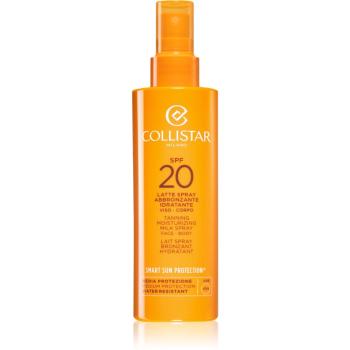 Collistar Smart Sun Protection Tanning Moisturizing Milk Spray SPF 20 ochranné mléko ve spreji SPF 20 200 ml