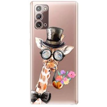 iSaprio Sir Giraffe pro Samsung Galaxy Note 20 (sirgi-TPU3_GN20)
