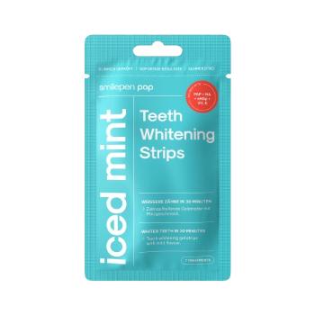 Smilepen Pop "Iced Mint" Whitening Strips, sada bělicích pásek na zuby (7x2)