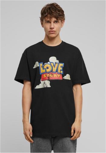 Mr. Tee Love Story Heavy Oversize Tee black - XS