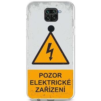 TopQ Xiaomi Redmi Note 9 silikon Pozor elektrické zařízení 50036 (Sun-50036)