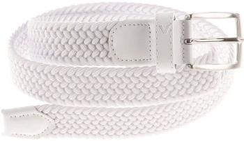 Alberto Basic Braided Mens White 95 cm Pásek