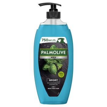 Palmolive Men Sport sprchový gel 3v1 pro muže pumpa 750 ml