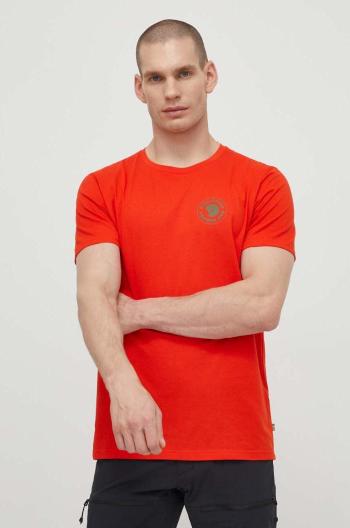 Tričko Fjallraven 1960 Logo T-shirt oranžová barva, s potiskem, F87313