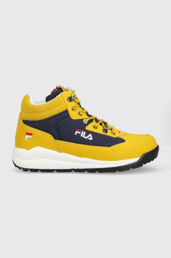 Sneakers boty Fila Alpha žlutá barva