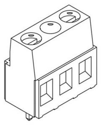 Šroubová svorkovnice TE Connectivity 282843-2 282843-2, 1.50 mm², Pólů 2, zelená, 1 ks