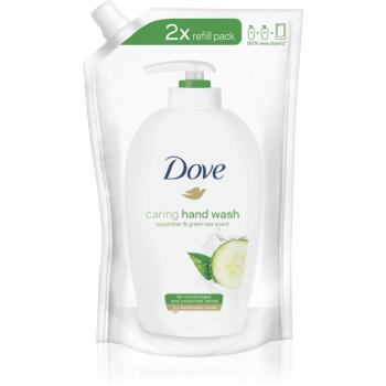 Dove Go Fresh Fresh Touch tekuté mýdlo náhradní náplň okurka a zelený čaj 500 ml