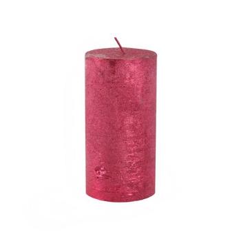 Provence Rustikální svíčka 12cm červená