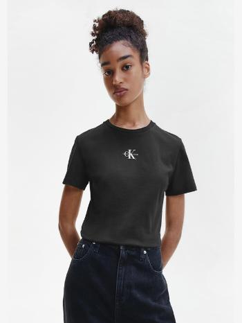 Calvin Klein Jeans Micro Monogram Triko Černá