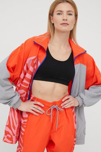 Sportovní bunda adidas by Stella McCartney H59949 oranžová barva, oversize