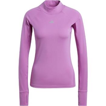 adidas TF WARM LS Dámské tréninkové tričko, fialová, velikost XS