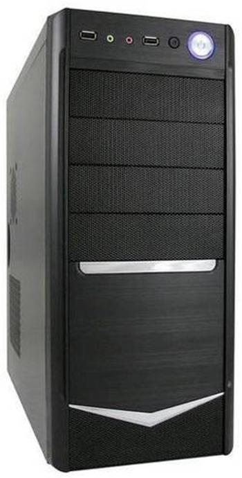 PC skříň midi tower LC Power ATX 7024B incl. LC420H-12 V, černá