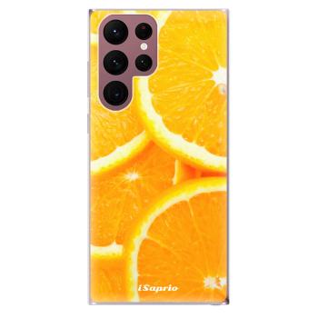 Odolné silikonové pouzdro iSaprio - Orange 10 - Samsung Galaxy S22 Ultra 5G