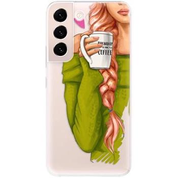 iSaprio My Coffe and Redhead Girl pro Samsung Galaxy S22 5G (coffread-TPU3-S22-5G)