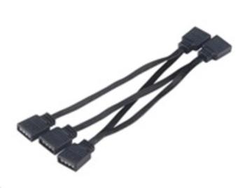 AKASA - 4-in-1 RGB LED connector multiplier cable (AK-CBLD05-40BK), AK-CBLD05-40BK
