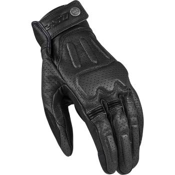 Kožené moto rukavice LS2 Rust Barva Black, Velikost S