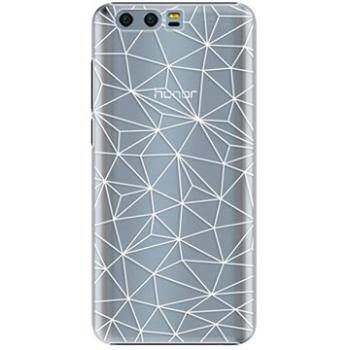 iSaprio Abstract Triangles 03 - white pro Honor 9A (trian03w-TPU3-Hon9A)