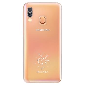 Odolné silikonové pouzdro iSaprio - čiré - Střelec - Samsung Galaxy A40